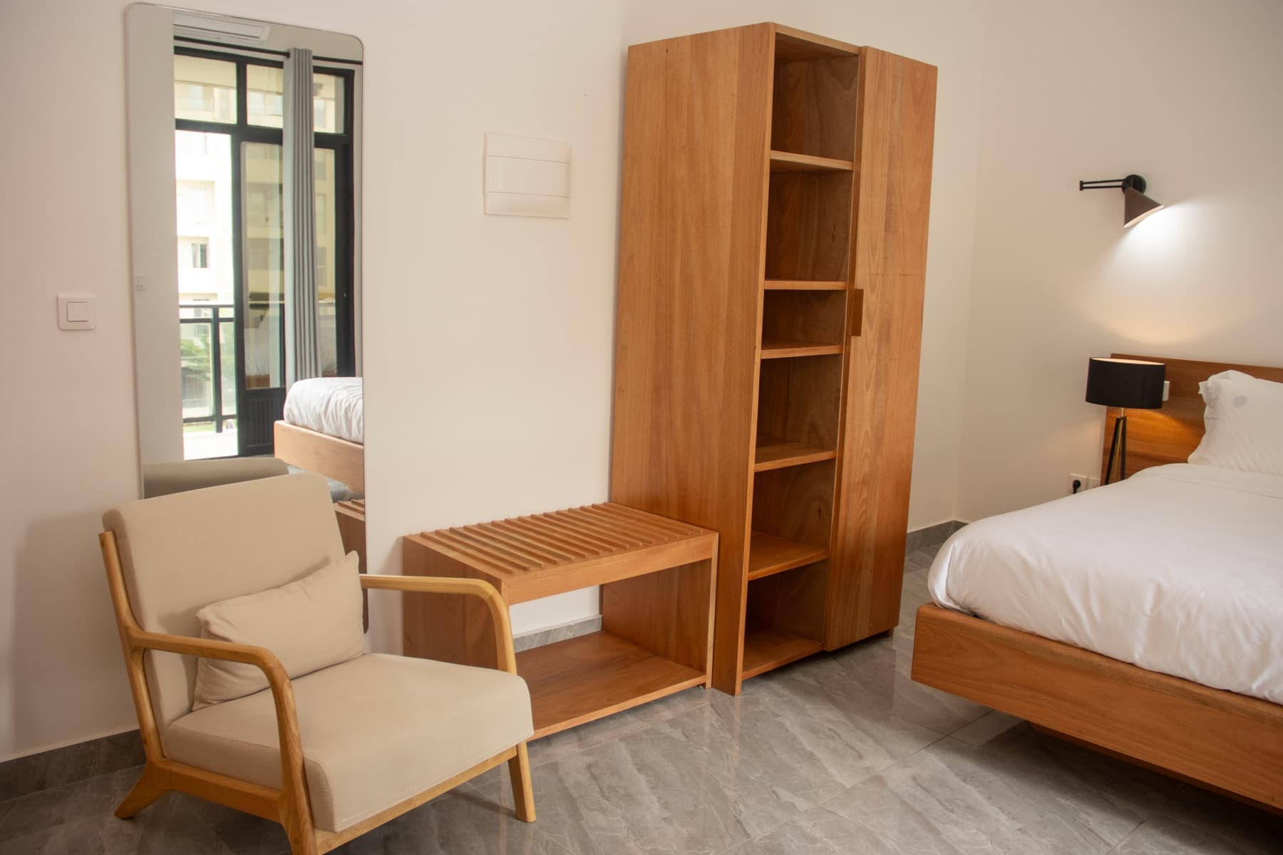 Chambre Double Deluxe — Résidence Feuille, hôtel à Pointe-Noire