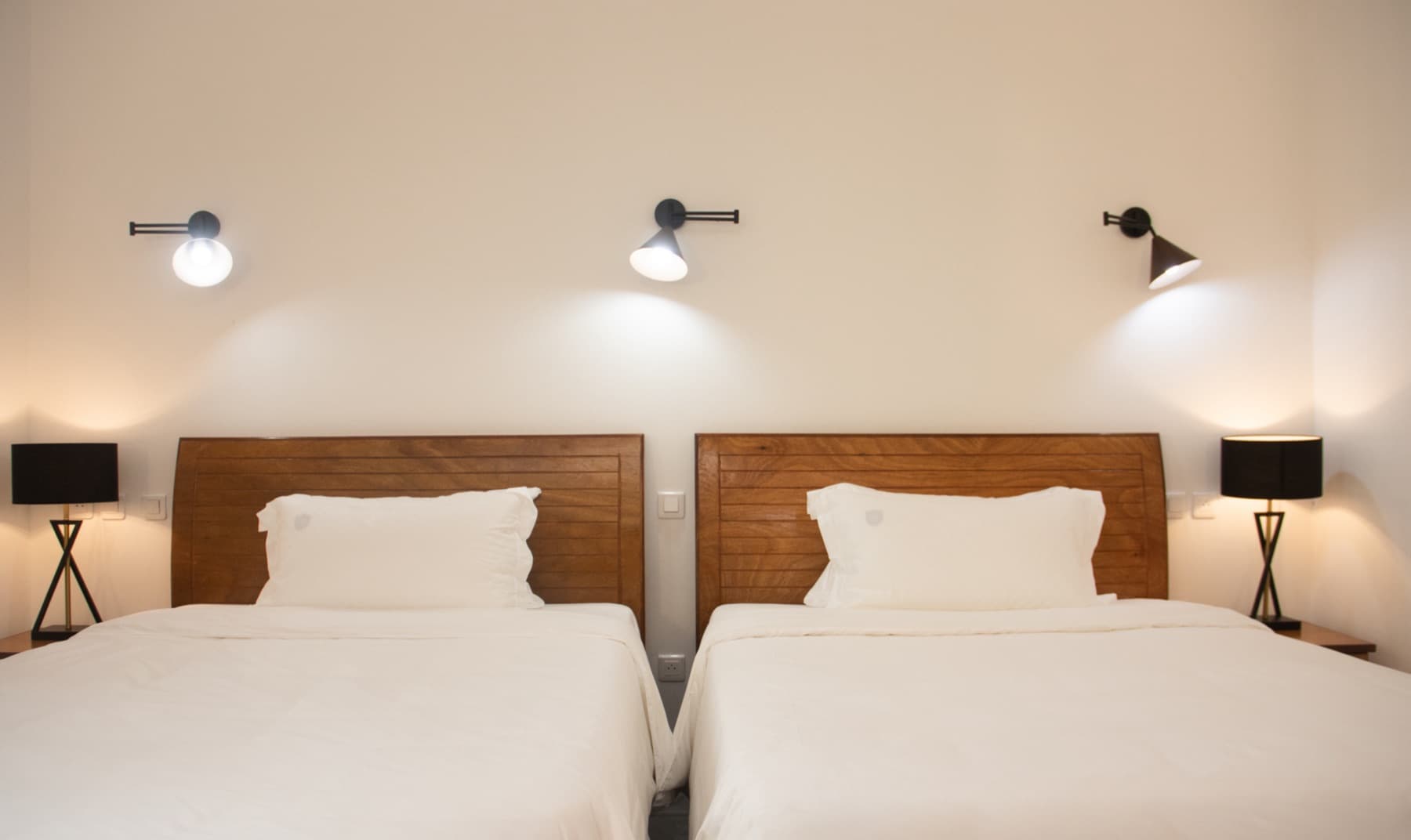 Chambre 2 Lits Jumeaux — Résidence Feuille, hôtel à Pointe-Noire